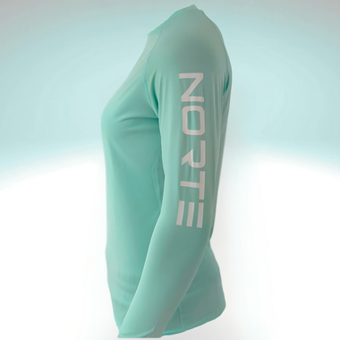 Norte Women's UPF 50 Rash Guard SPF/UV Mint - Norte #