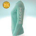 Norte Women's UPF 50 Rash Guard SPF/UV Mint - Norte 