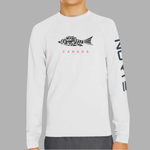 Norte Youth Unisex Rash Guard White - Norte #