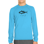 Norte Youth Unisex Rash Guard Blue - Norte #